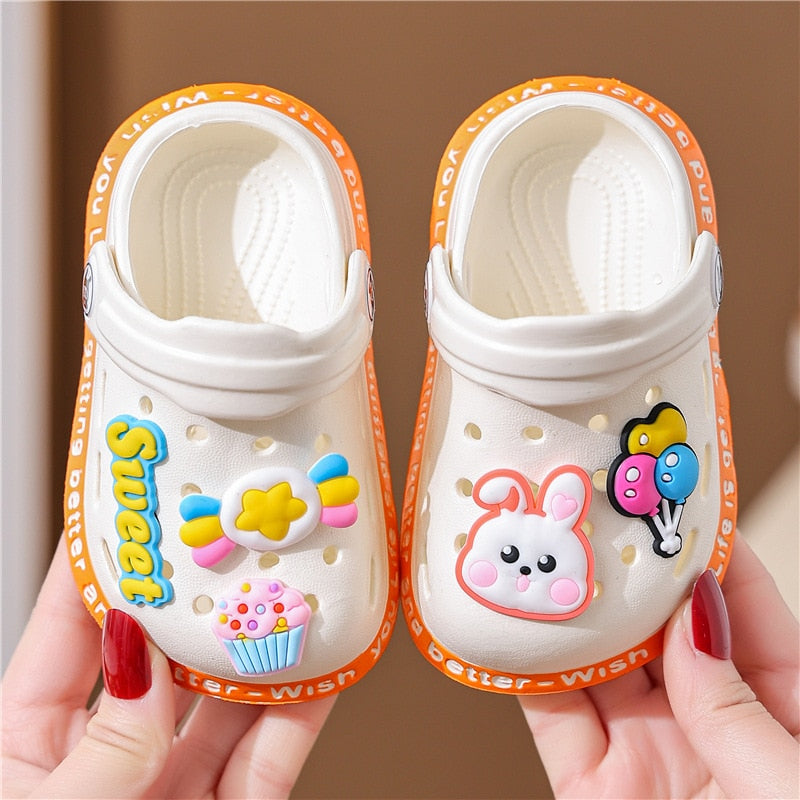 Sandales d’Été Antidérapantes pour Enfants | TrioNest™ – Caoutchouc Souple, Motifs Animaux, 6 Coloris, Tailles 18-29
