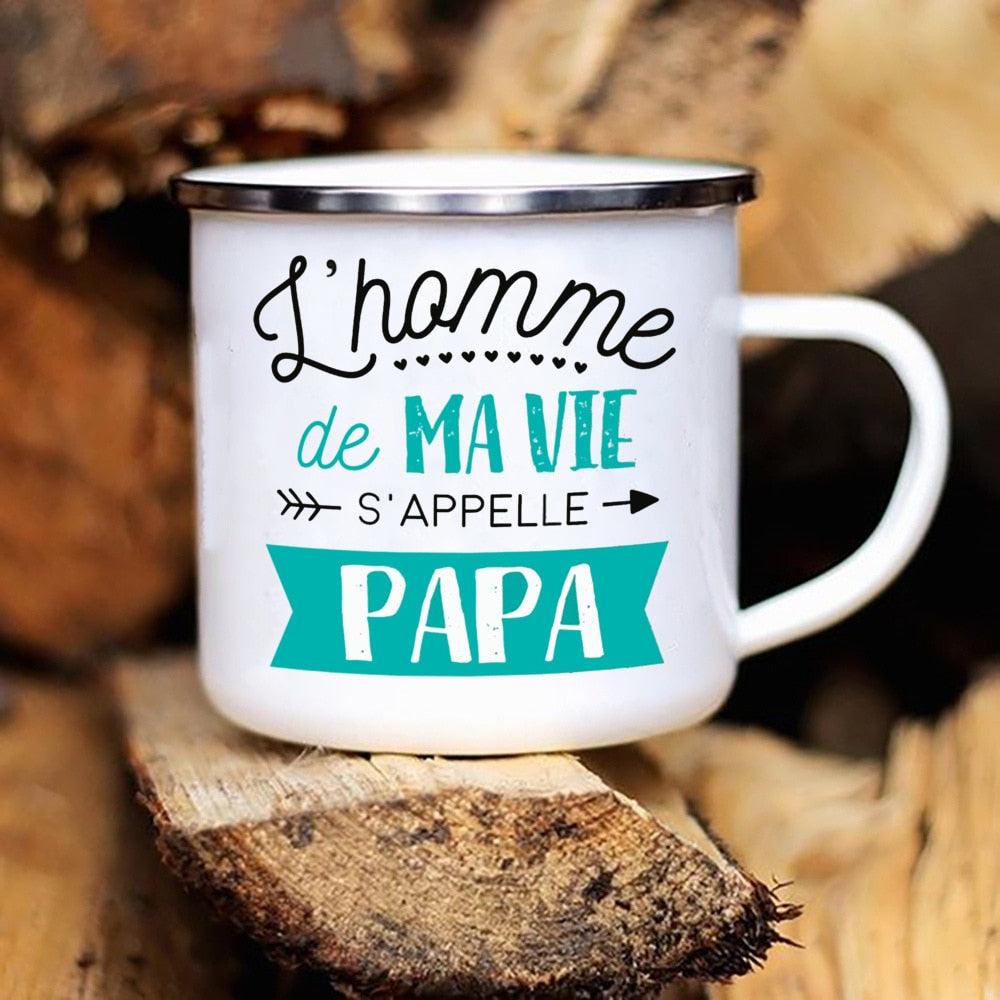 Mug Papa Fête des Pères 360ml Design Unique Cadeau Émouvant – TrioNest™