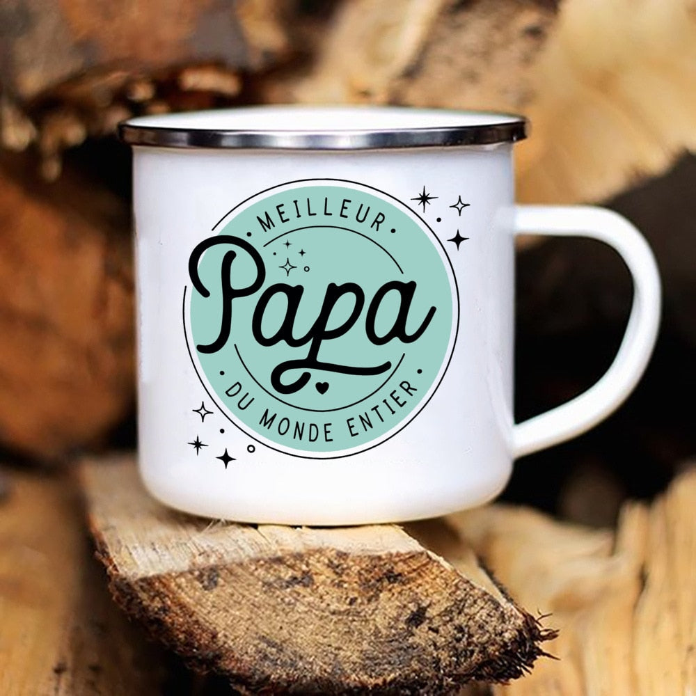Mug Papa Fête des Pères 360ml Design Unique Cadeau Émouvant – TrioNest™