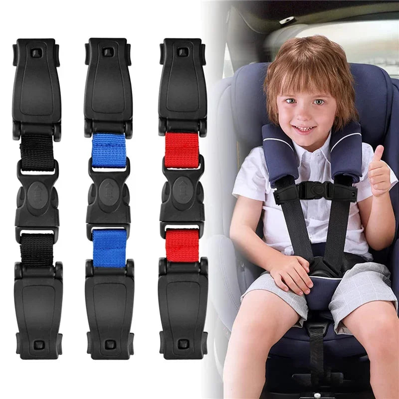 Brustclip für Kinderhochstuhl, zusätzliche Sicherheitsschnalle, verstellbarer Sicherheitsgurt für Babys, Gurtauslöser, Rückhaltegurt für Reiserucksäcke im Auto