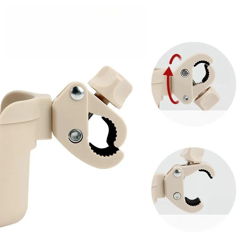 Porte-Gobelet Poussette Antidérapant – Support Bouteille & Téléphone Universel Landau | TrioNest™