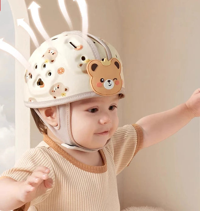 Baby-Sturzschutzhelm — 360° Schutz & Verstellbar | TrioNest™