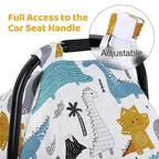 Couverture Pare-Soleil en Mousseline pour Bébé – Housse Poussette & Siège Auto TrioNest™
