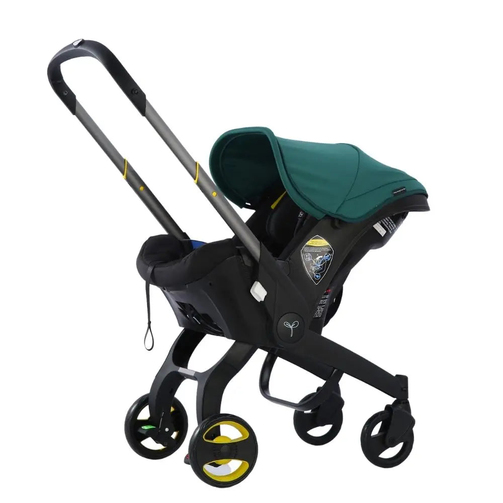 Poussette TrioNest™ 3-en-1 | Siège Auto & Cosy Intégré – Pack Voyage Complet- Naissance à 3 ans – Pliage Compact & Tout-Terrain