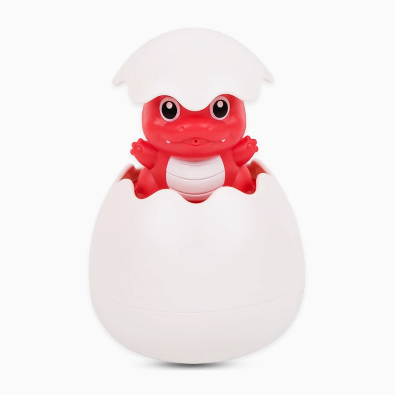 Jouet Œuf de Bain Bébé – Sans BPA, Mode Pluie & Jet, Motifs | TrioNest™