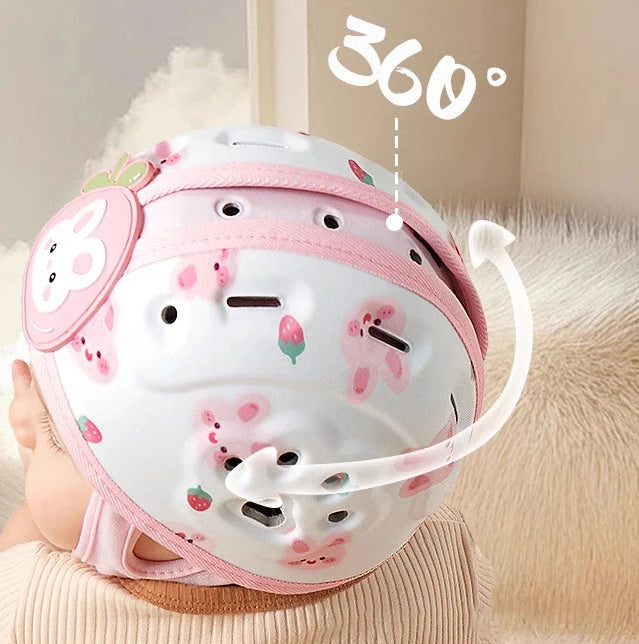 Baby-Sturzschutzhelm — 360° Schutz & Verstellbar | TrioNest™