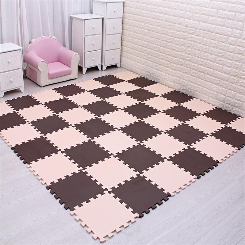 Tapis de Jeu Puzzle Mousse pour Bébé – Haute Densité, Antidérapant, Résistant à l'Eau, Motifs Colorés | PuzzleSoft by TrioNest™