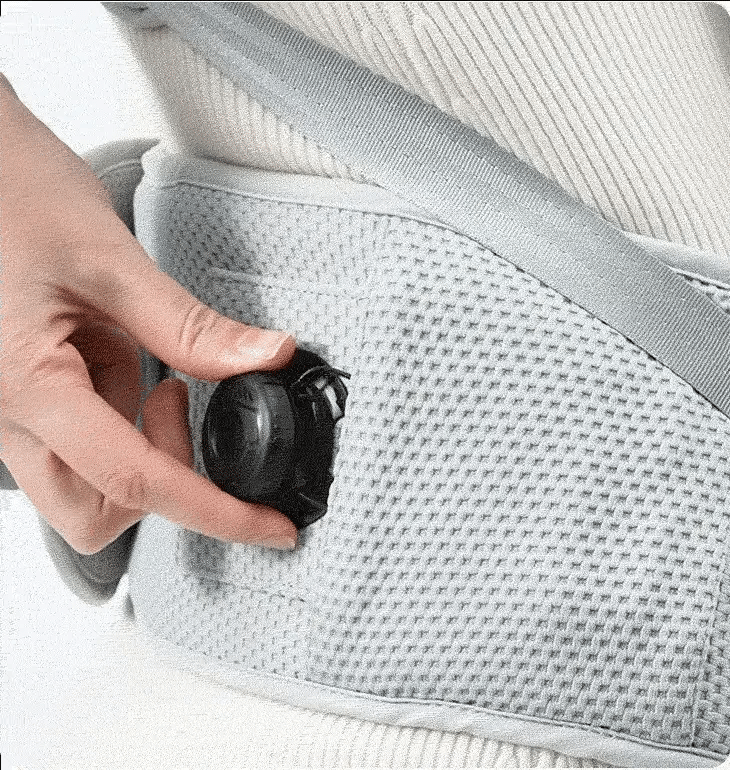 Porte-Bébé Physiologique avec Tabouret - Soutien Lombaire & Assise 30° - Confort Ergonomique 6-en-1 | TrioNest Air-Comfort