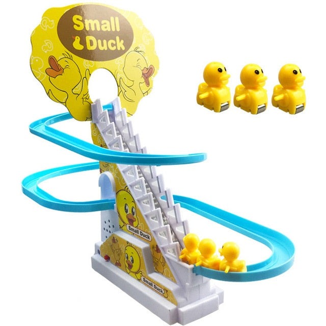 Jouet Musical d'Escalade de Canard – LED, ABS Non Toxique, 25,5 cm, Dès 1 An | TrioNest™