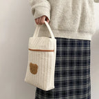 Sac à Langer à Fermeture Éclair Motif Ours | TrioNest™ – 80 g, Ergonomique, Lavable Machine, 18x26x7 cm