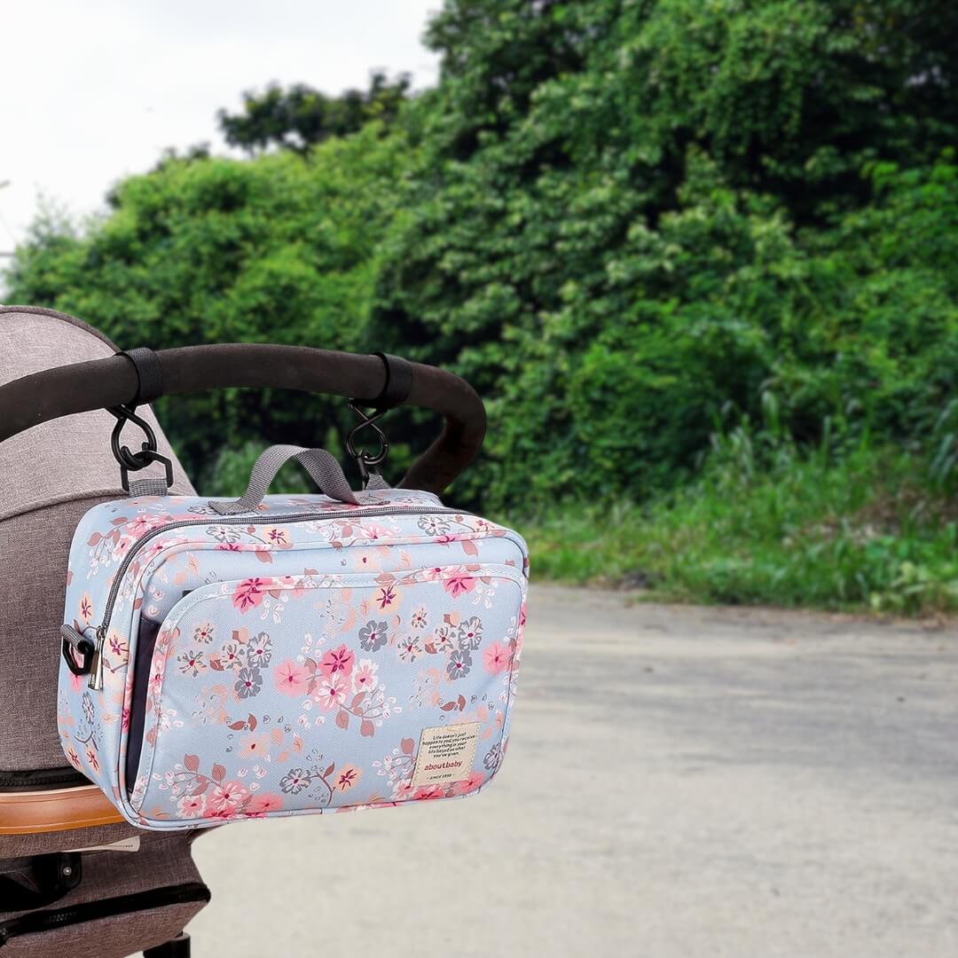Sac à Langer Nomade Imperméable | TrioNest™ – 3 Ports, Porte-Biberons Isolant, Compatible Poussette, 5 Modèles