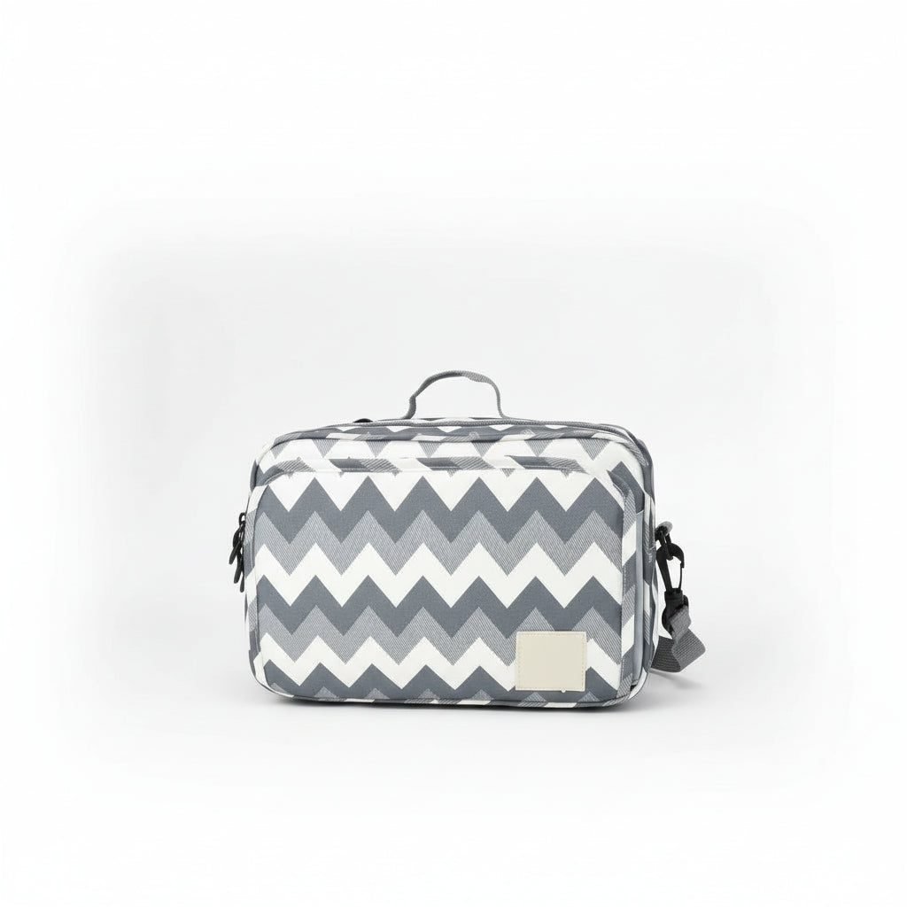 Sac à Langer Nomade Imperméable | TrioNest™ – 3 Ports, Porte-Biberons Isolant, Compatible Poussette, 5 Modèles