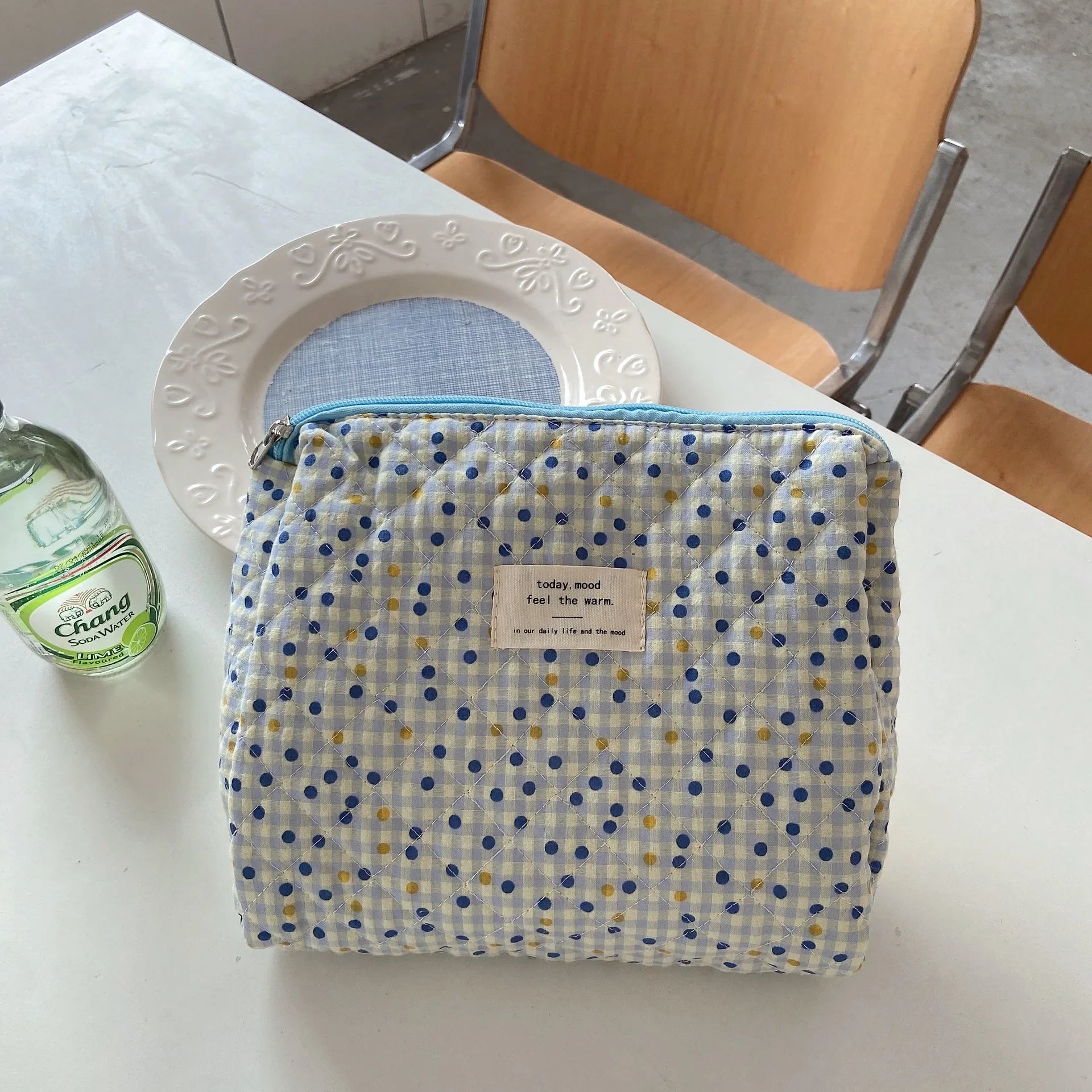 Sac à Langer en Coton Matelassé | TrioNest™ – Doux, Léger, Compartiment Zippé, 4 Coloris