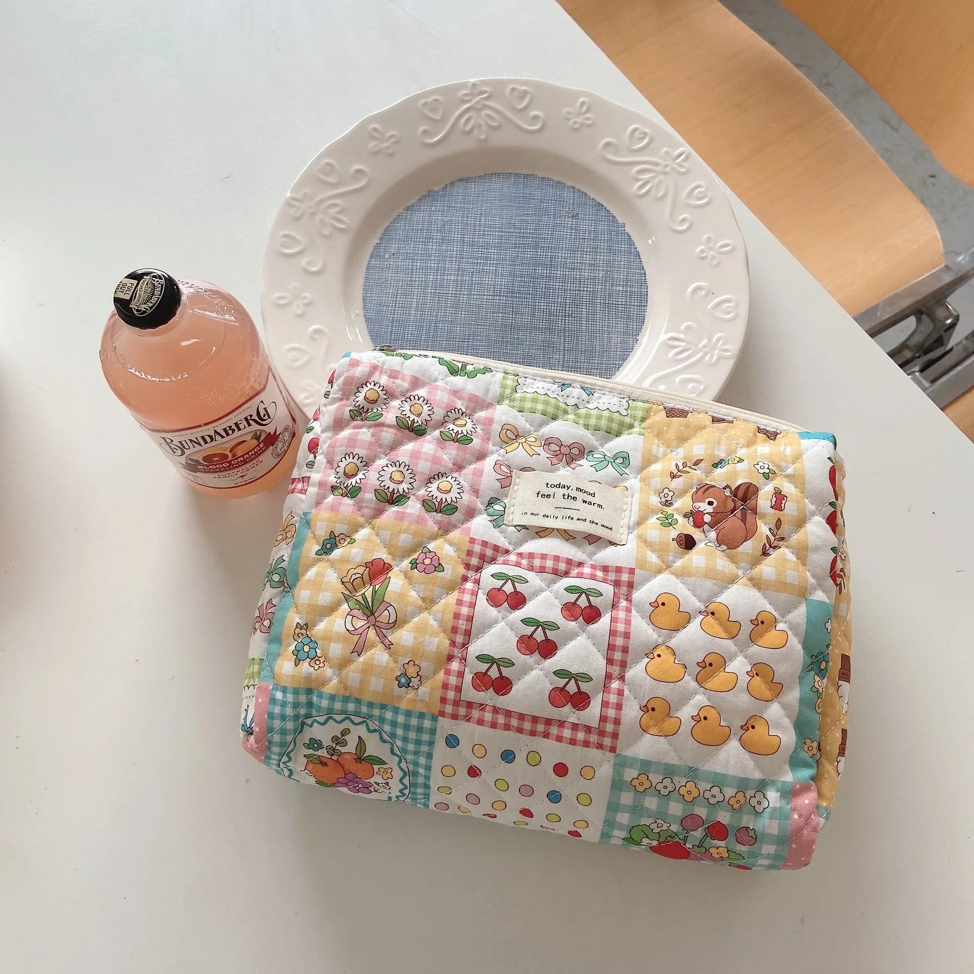Sac à Langer en Coton Matelassé | TrioNest™ – Doux, Léger, Compartiment Zippé, 4 Coloris