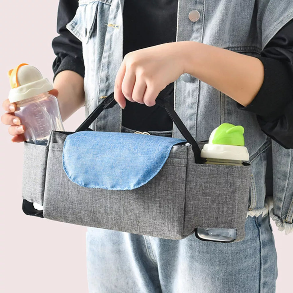 Sac à Langer Compact Anti-Pluie & Anti-Taches | TrioNest™ – Compatible Toutes Poussettes, 4 Coloris