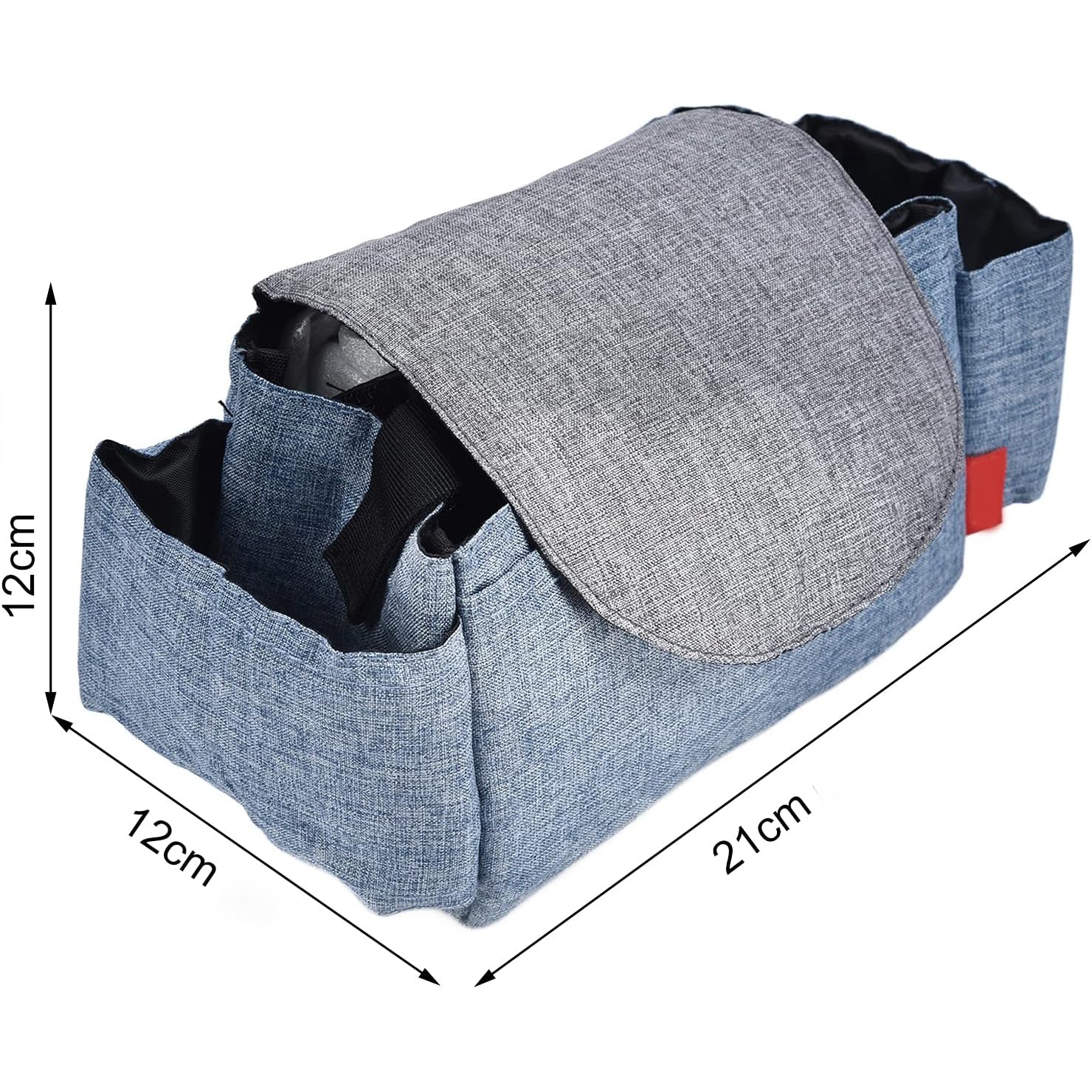 Sac à Langer Compact Anti-Pluie & Anti-Taches | TrioNest™ – Compatible Toutes Poussettes, 4 Coloris