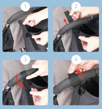 Sac à Langer Compact Anti-Pluie & Anti-Taches | TrioNest™ – Compatible Toutes Poussettes, 4 Coloris