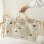 Sac à Langer Portable Motifs Originaux | TrioNest™ – Bandoulière Ergonomique, Grand Compartiment, 3 Motifs