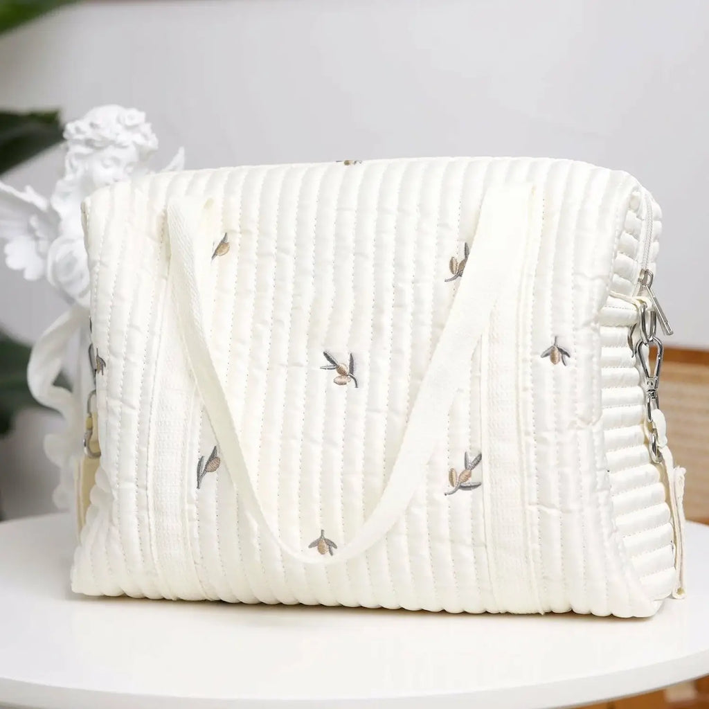 Sac à Langer Portable Motifs Originaux | TrioNest™ – Bandoulière Ergonomique, Grand Compartiment, 3 Motifs