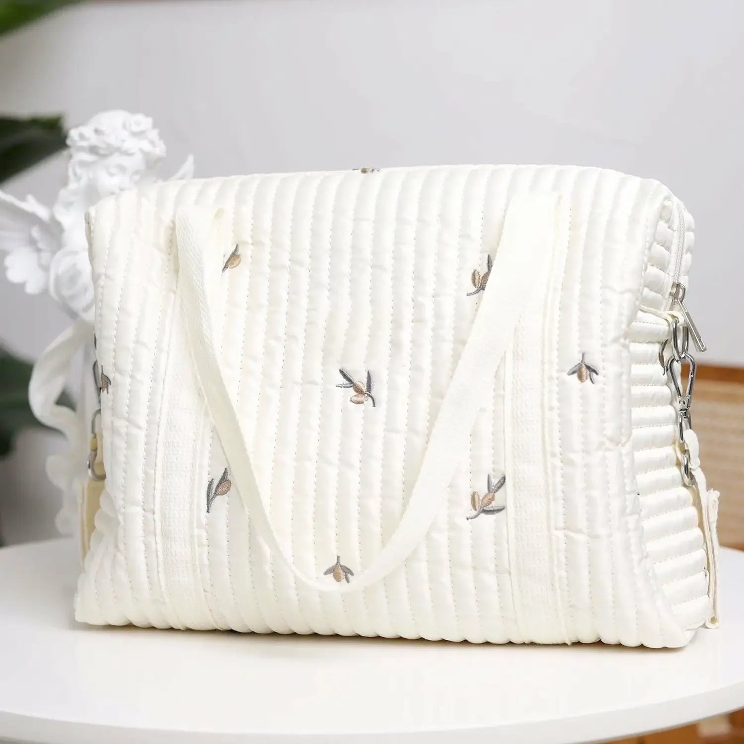 Sac à Langer Portable Motifs Originaux | TrioNest™ – Bandoulière Ergonomique, Grand Compartiment, 3 Motifs