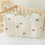 Sac à Langer Portable Motifs Originaux | TrioNest™ – Bandoulière Ergonomique, Grand Compartiment, 3 Motifs