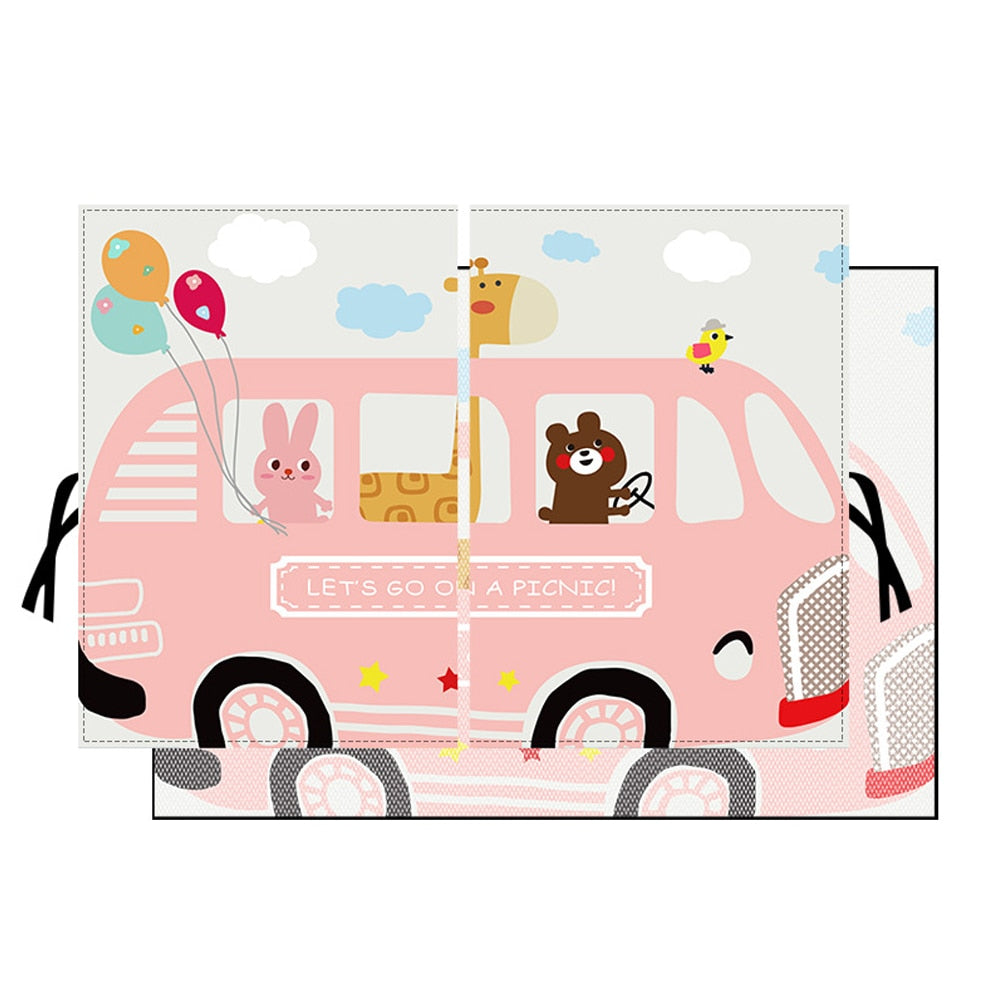 Pare-Soleil Voiture pour Bébé | TrioNest™ – Anti-UV, Moustiquaire Intégrée, 68x50 cm, 150 g, 6 Styles