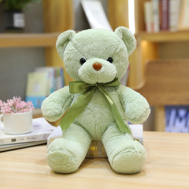 Peluche Ours Adorable 30 cm | TrioNest™ – Douce, Lavable Main, 10 Coloris, Idéale Cadeau Naissance