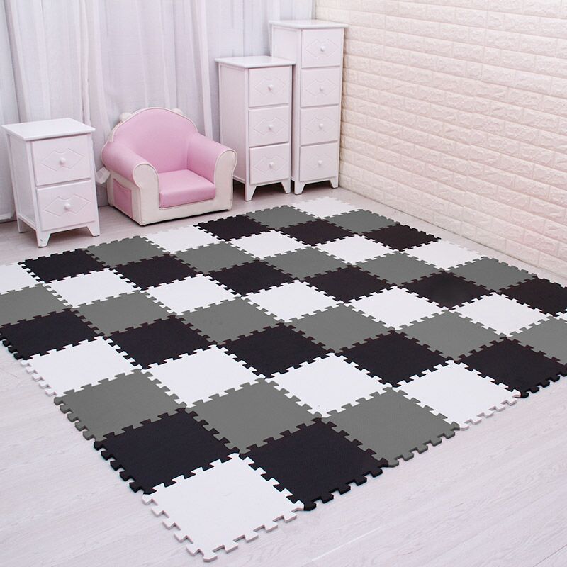 Tapis de Jeu Puzzle Mousse pour Bébé – Haute Densité, Antidérapant, Résistant à l'Eau, Motifs Colorés | PuzzleSoft by TrioNest™