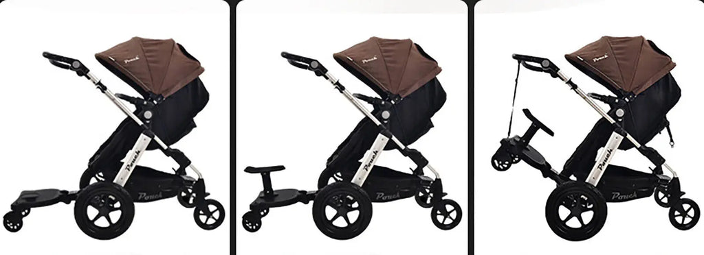Adaptateur Universel Poussette 2e Enfant – Marchette, Siège & Planche Debout, Jusqu'à 25 kg | TrioNest™