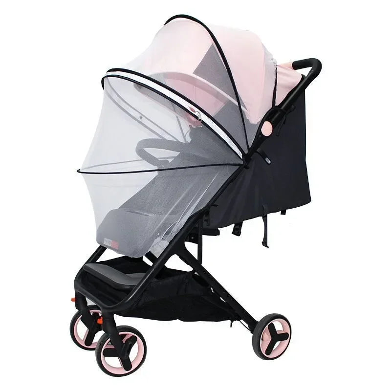 Moustiquaire Universelle Poussette – Protection Intégrale Insectes, Couverture Complète Bébé 0-2 ans | TrioNest™
