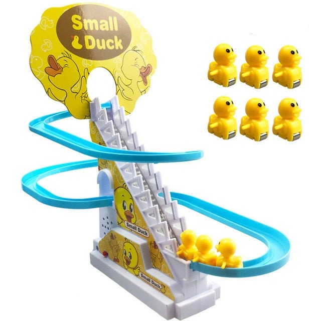 Jouet Musical d'Escalade de Canard – LED, ABS Non Toxique, 25,5 cm, Dès 1 An | TrioNest™