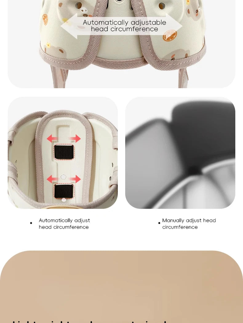 Baby-Sturzschutzhelm — 360° Schutz & Verstellbar | TrioNest™