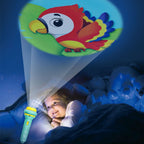 Projecteur Lampe de Poche Enfants – 4 Roues, 32 Images Animaux, Focale Réglable, Économique | TrioNest™