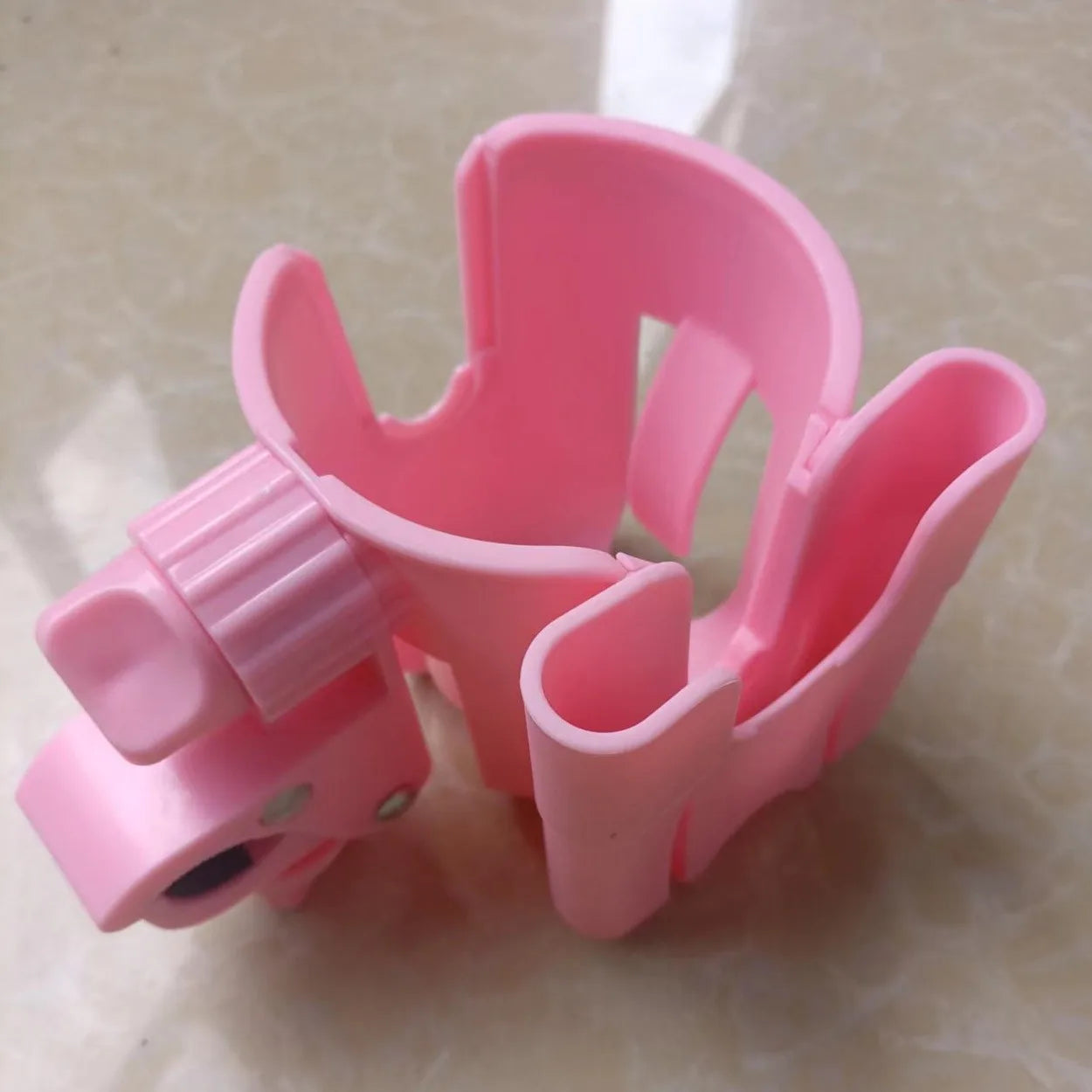 Porte-Gobelet Poussette Antidérapant – Support Bouteille & Téléphone Universel Landau | TrioNest™