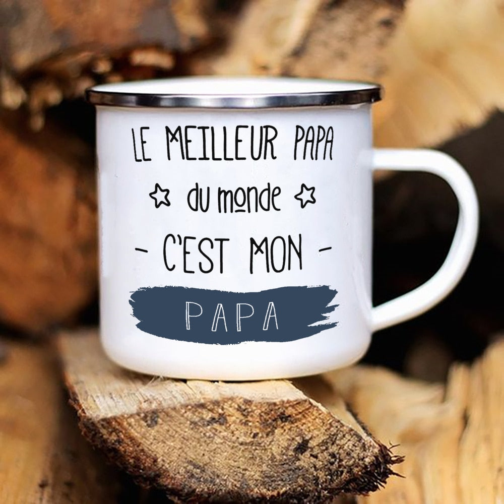 Mug Papa Fête des Pères 360ml Design Unique Cadeau Émouvant – TrioNest™