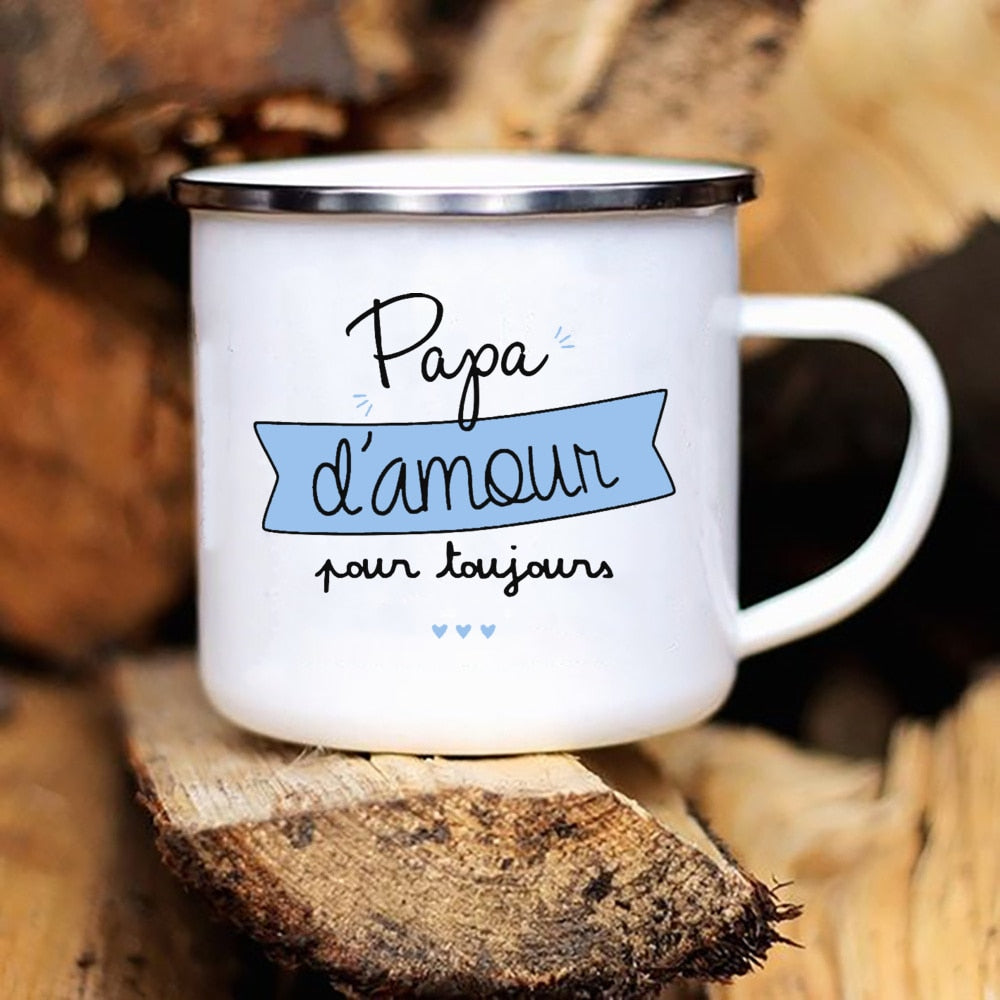 Mug Papa Fête des Pères 360ml Design Unique Cadeau Émouvant – TrioNest™