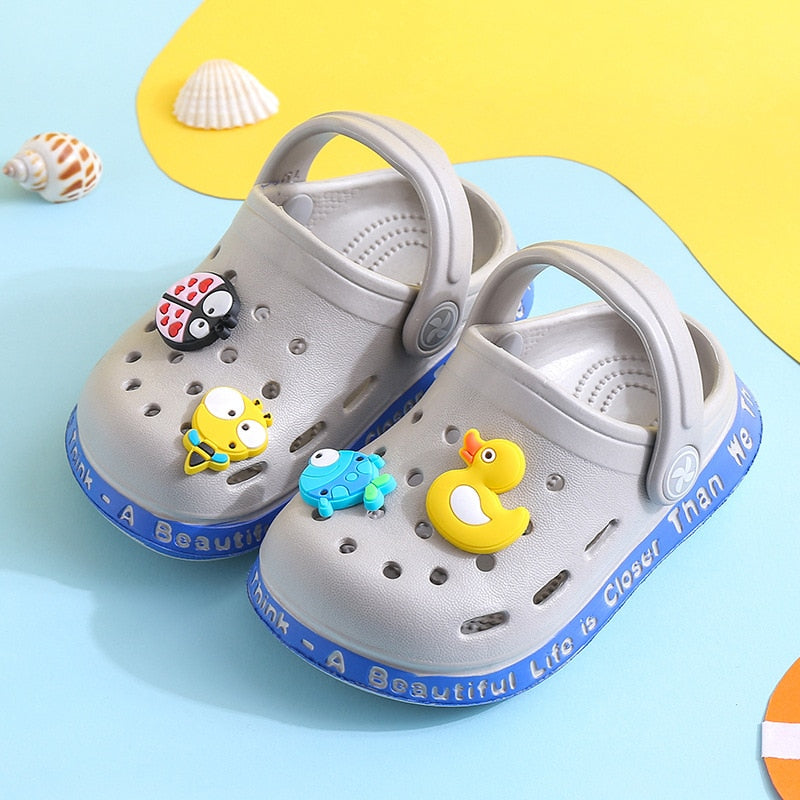 Sandales d’Été Antidérapantes pour Enfants | TrioNest™ – Caoutchouc Souple, Motifs Animaux, 6 Coloris, Tailles 18-29