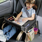Plateau de Voyage Enfant Pliable – Tablette Voiture Siège Auto, Poussette & Train | TrioNest™