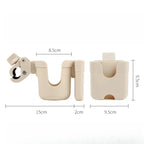 Porte-Gobelet Poussette Antidérapant – Support Bouteille & Téléphone Universel Landau | TrioNest™