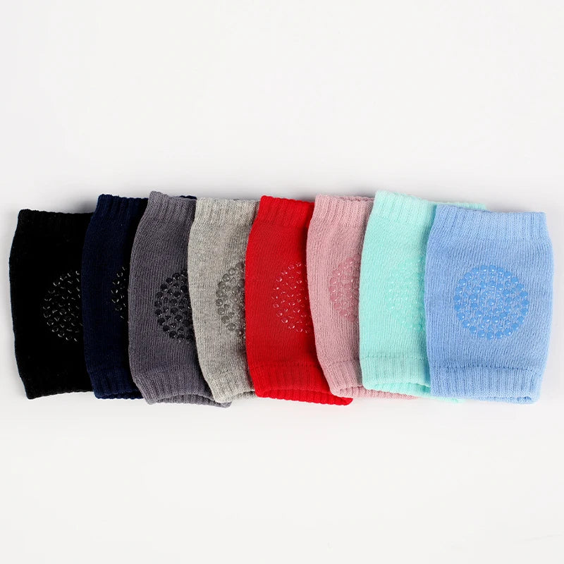 Genouillère Antidérapante Bébé TrioNest™ KNEEGUARD™ | Coton Doux, Protection Rampement, 18 Coloris | 0-2 Ans