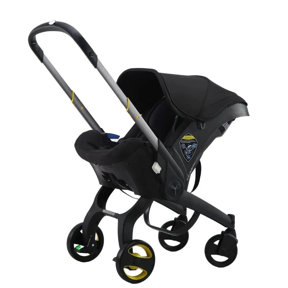 Poussette TrioNest™ 3-en-1 | Siège Auto & Cosy Intégré – Pack Voyage Complet- Naissance à 3 ans – Pliage Compact & Tout-Terrain