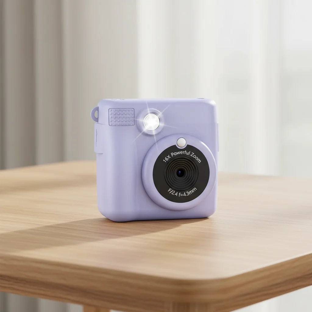 TrioNest™ Appareil Photo Enfant Anti-Choc 8MP Vidéo Full HD 1080p Jeux Éducatifs SNAPKID TrioNest