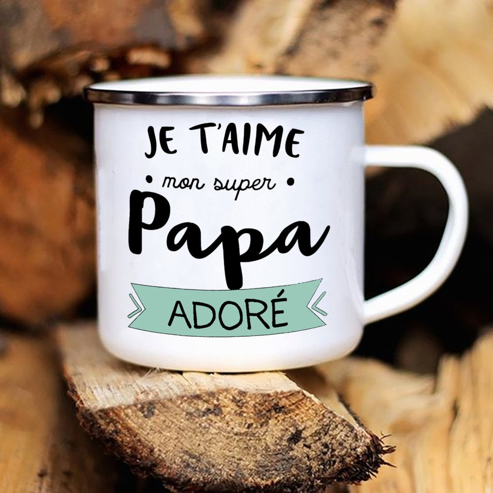 Mug Papa Fête des Pères 360ml Design Unique Cadeau Émouvant – TrioNest™