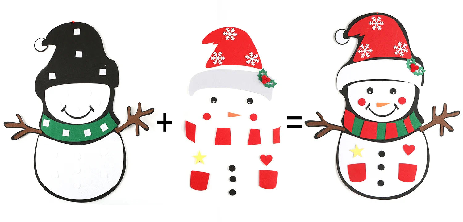 Bonhomme de Neige Montessori pour Enfants mon adorable bebe