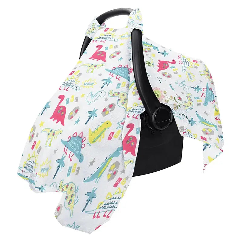 Couverture Pare-Soleil en Mousseline pour Bébé – Housse Poussette & Siège Auto TrioNest™