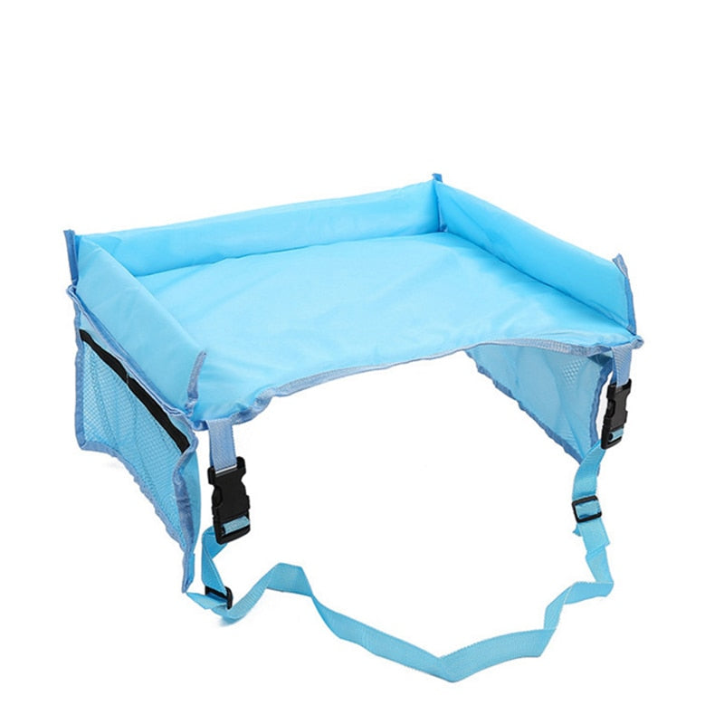 Plateau de Voyage Enfant Pliable – Tablette Voiture Siège Auto, Poussette & Train | TrioNest™