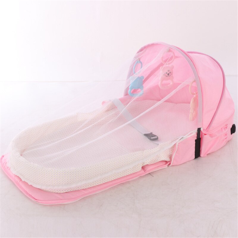 Couffin Bébé Pliant avec Moustiquaire | TrioNest™ – Respirant, Transformable en Sac, 5 Coloris