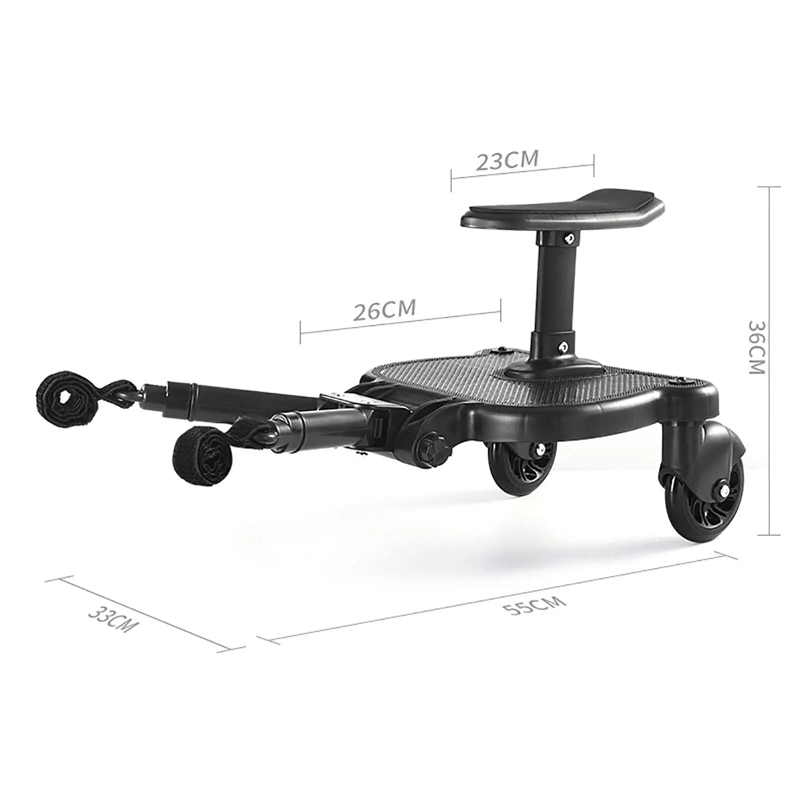 Adaptateur Universel Poussette 2e Enfant – Marchette, Siège & Planche Debout, Jusqu'à 25 kg | TrioNest™