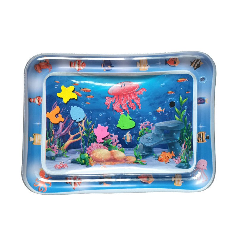 Tapis d'Éveil Sensoriel à Eau pour Bébé – PVC Sans BPA, Motricité Fine, Coordination, Jouets Colorés | AquaEveil by TrioNest™