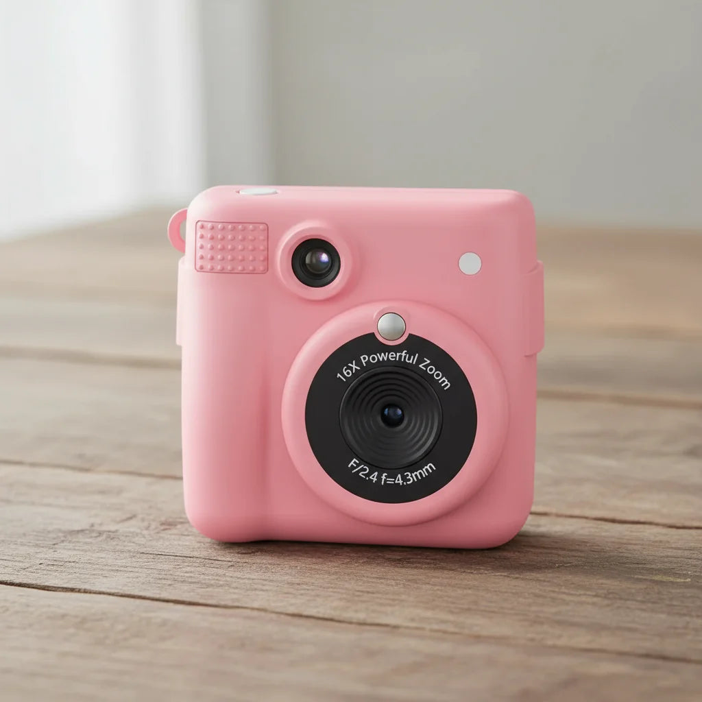 TrioNest™ Appareil Photo Enfant Anti-Choc 8MP Vidéo Full HD 1080p Jeux Éducatifs SNAPKID TrioNest